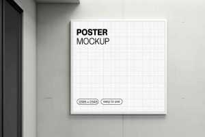 Urban Commercial Poster Mockup