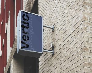 Vertical Signage Mockup