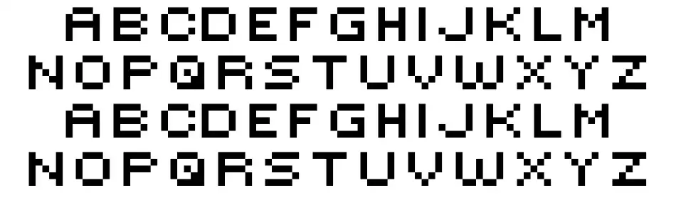 Victor's Pixel Font