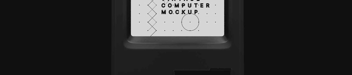Vintage Computer Mockup