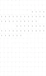 Mapa de caracteres da fonte Vulcan Script