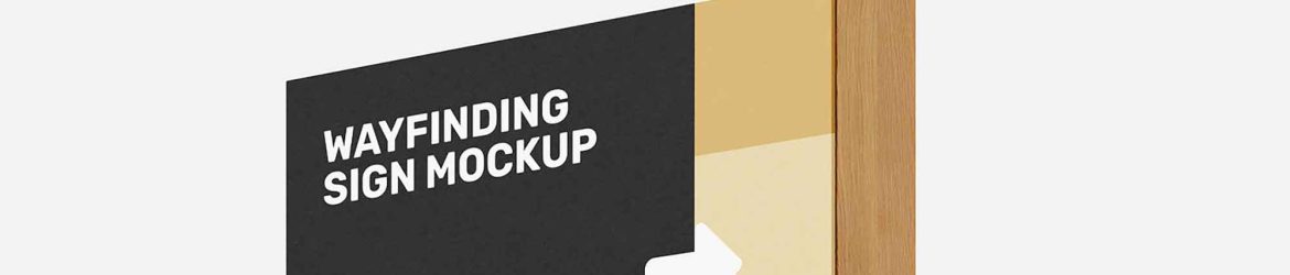 Wayfinding Signs Mockup