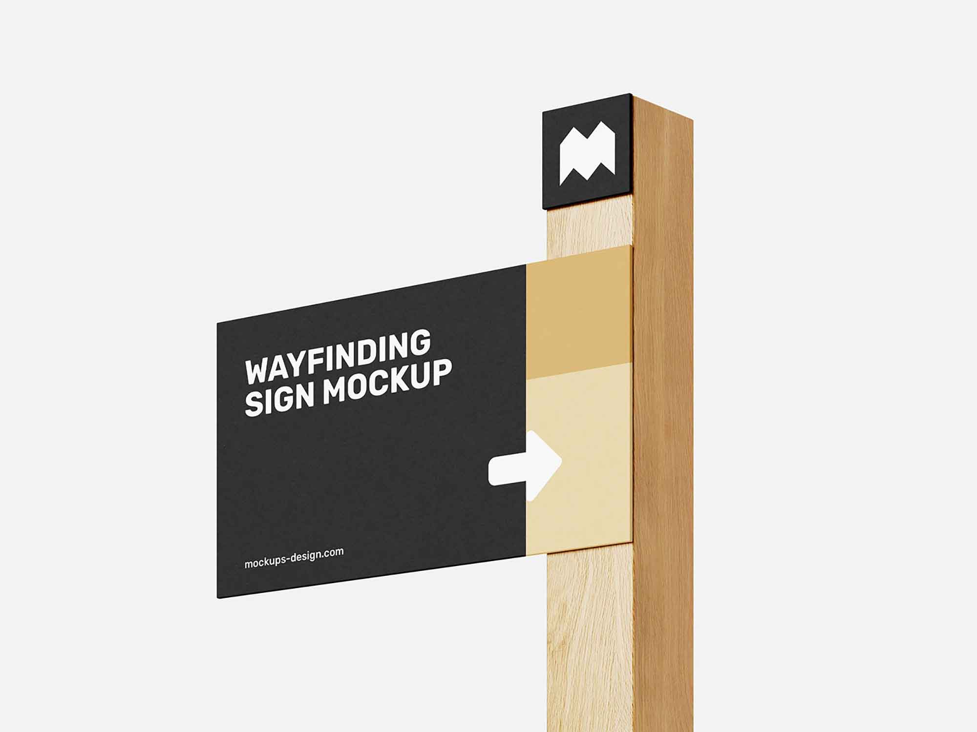 Wayfinding Signs Mockup