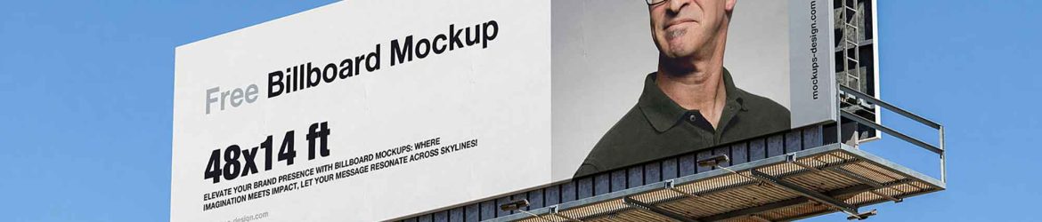 Wide Billboard Mockup