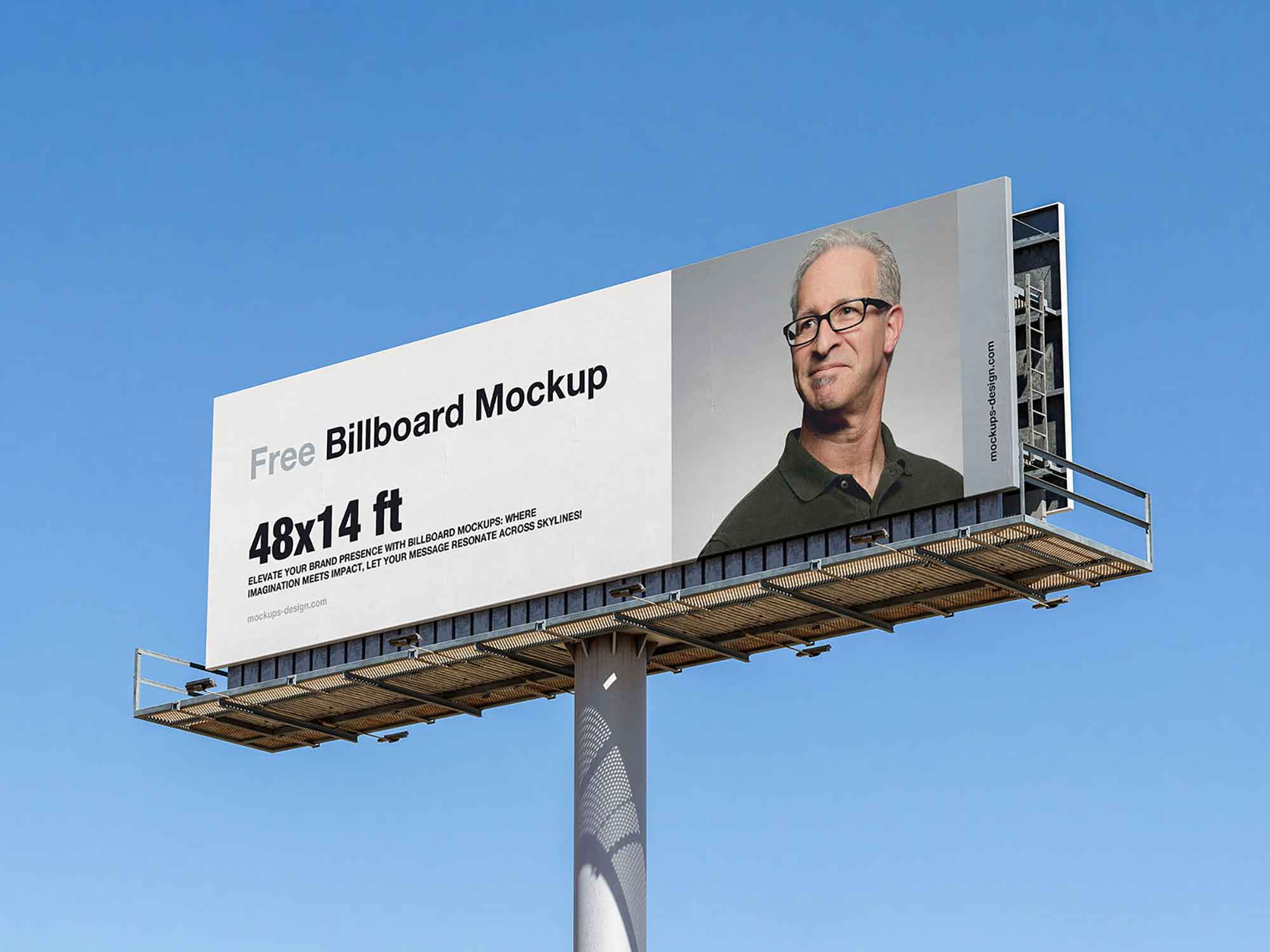 Wide Billboard Mockup