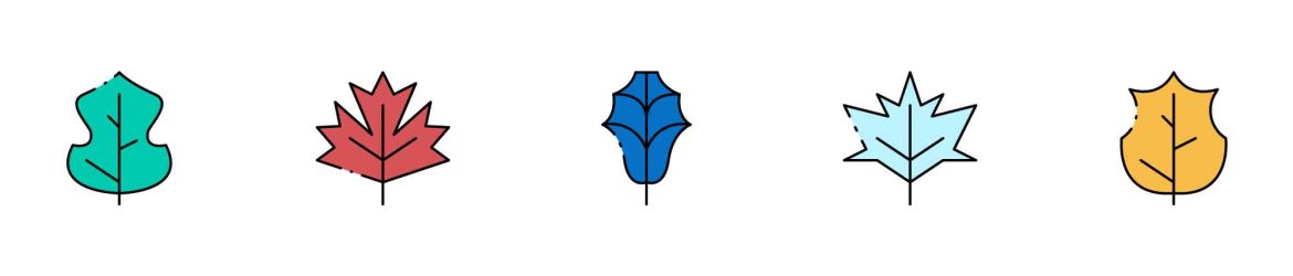 Winter Leaves Icons Winter Leaves Icons