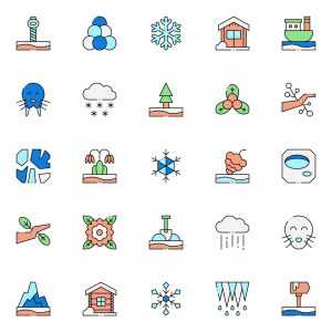 Winter Nature Icons