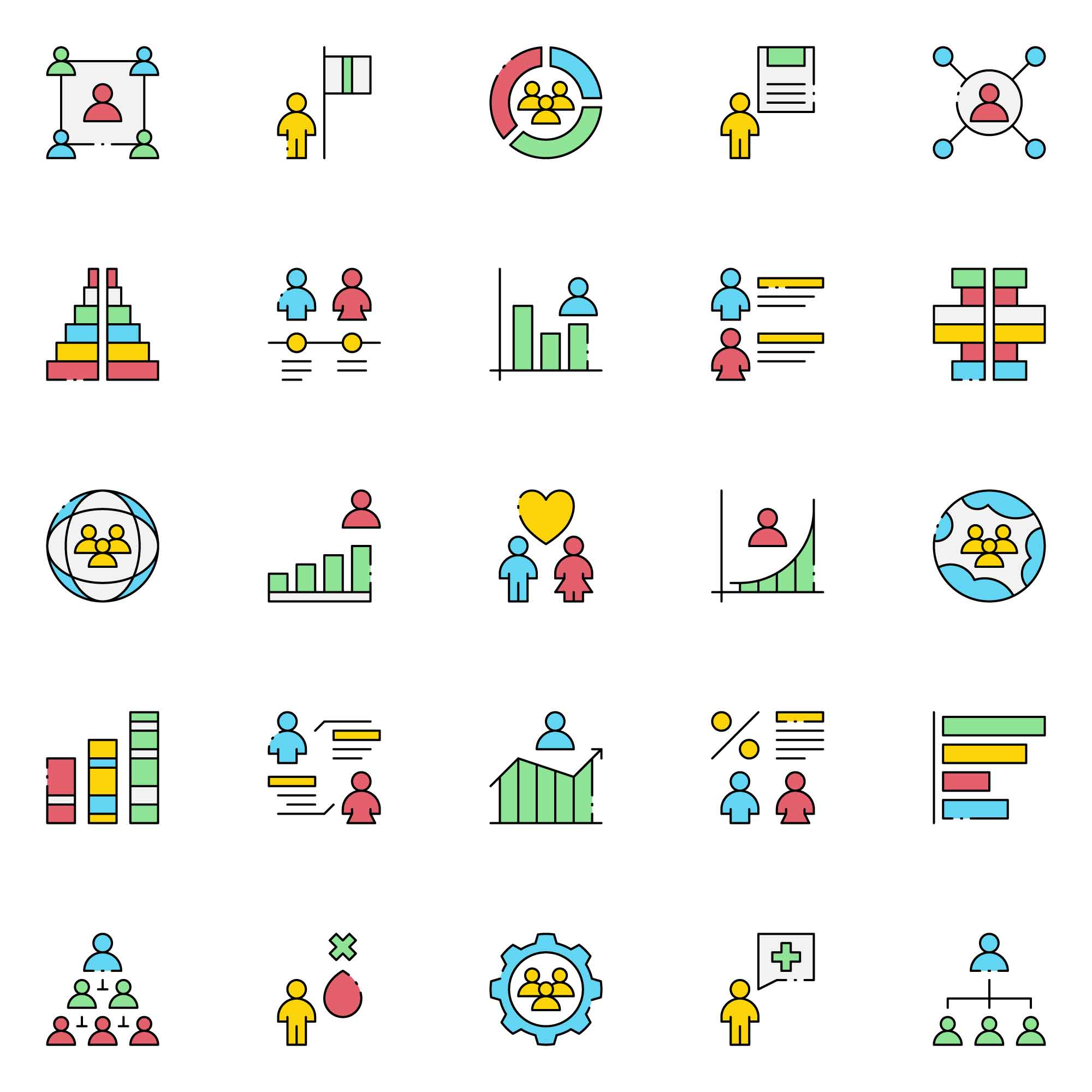 World Population Icons
