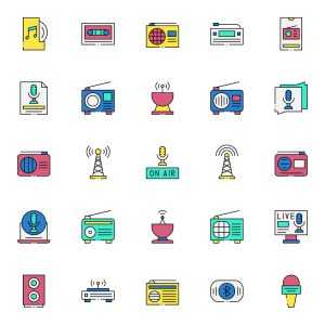 World Radio Day Icons
