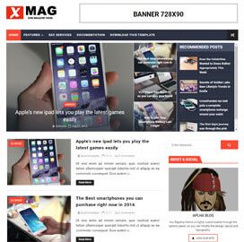 X-Mag – Template Blogger Grátis X-Mag