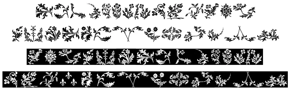 YY Old English Dingbats