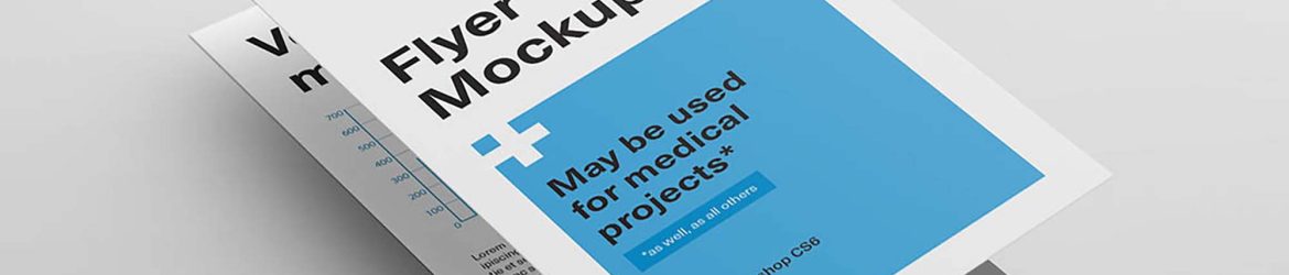 Z Fold Brochure/Flyer Mockup (PSD)