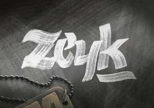 Zeyk Brush Typeface