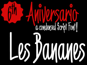 6th Aniversario Font – Fonte Grátis 6th Aniversario Font