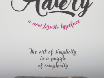 Adlery Brush Font