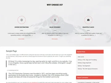 Adventure Lite – Free Travel Blog – Tema WordPress Grátis Adventure Lite - Free Travel Blog