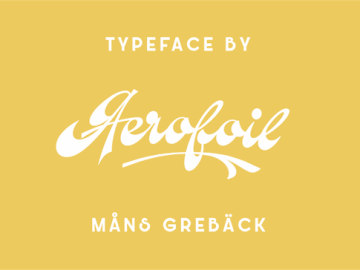 Aerofoil Font