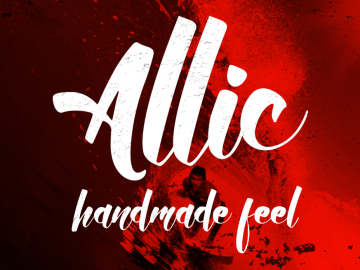 Allic Script Font