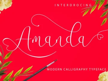 Amanda Script Font – Fonte Grátis Amanda Script Font