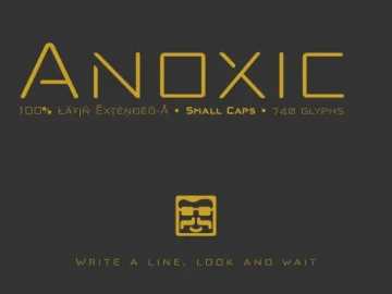 Anoxic Font Family – Fonte Grátis Anoxic Font Family