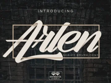 Arlen Script Font