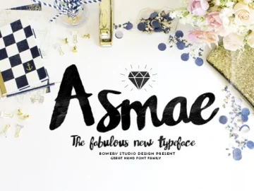 Asmae Handwritten Font