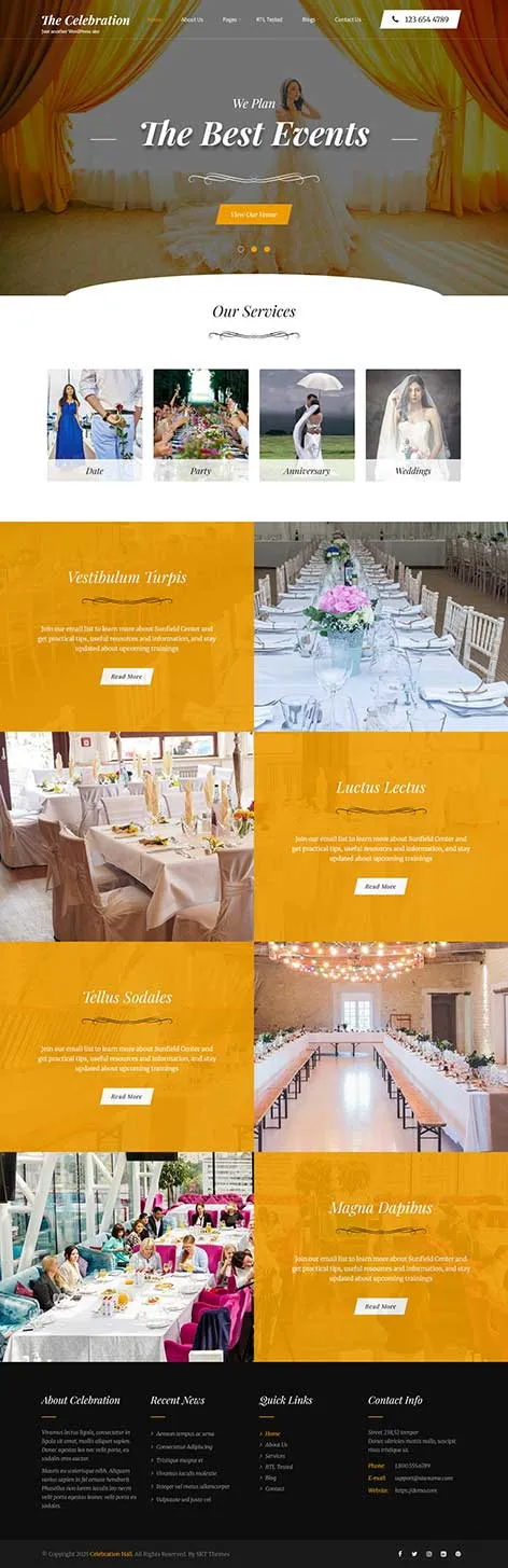 Banquet Hall - Free Event Planner