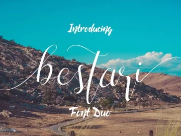 Bestari Script Font