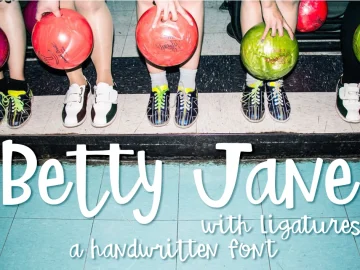 Betty Jane Font – Fonte Grátis Betty Jane Font