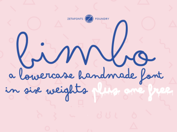 Bimbo Script Font
