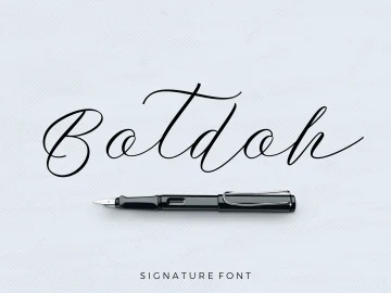 Botdoh Script Font