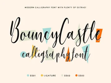 Bouncy Castle Font Family