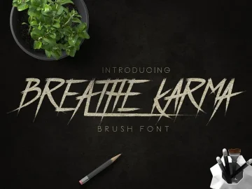 Breathe Karma Typeface