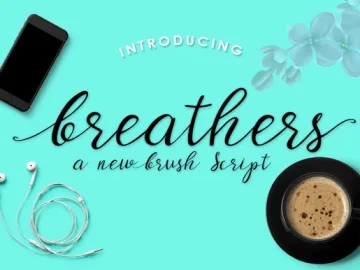 Breathers Script Font
