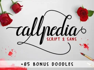 Callpedia Script Font