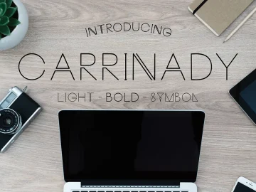 Carrinady Typeface