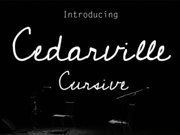 Cedarville Cursive Font