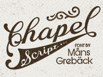 Chapel Script Font
