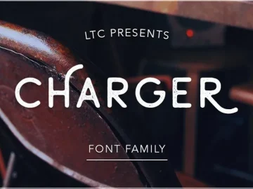 Charger Typeface – Fonte Grátis Charger Typeface
