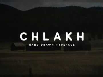 Chlakh - Hand Drawn Font
