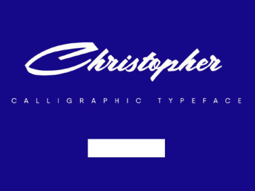 Christopher Calligraphy Font