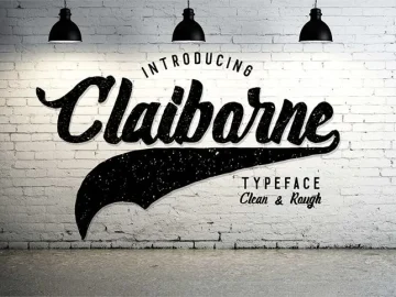 Claiborne Typeface – Fonte Grátis Claiborne Typeface