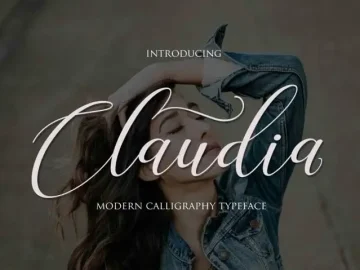 Claudia Script Font