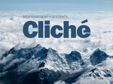 Cliché Typeface