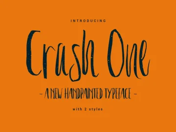 Crash One Typeface
