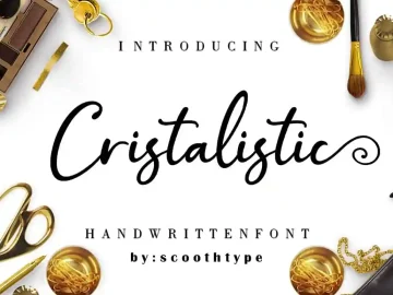 Cristalistic Script Font