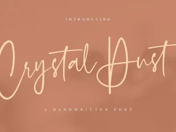 Crystal Dust Handwritten Font