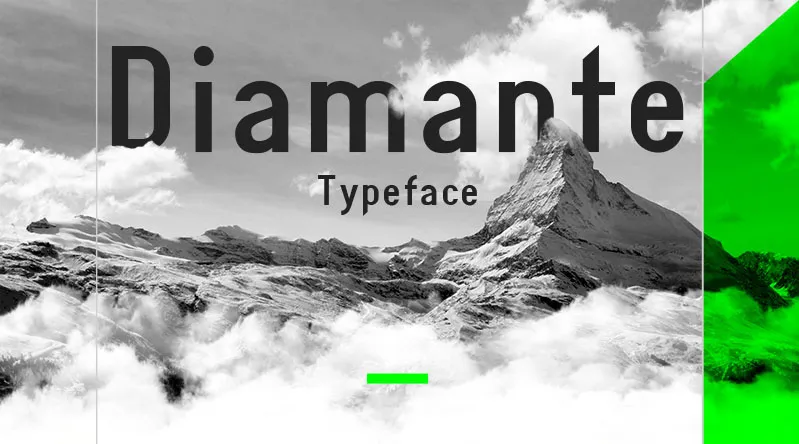 Diamante Typeface