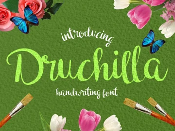 Druchilla Script Font