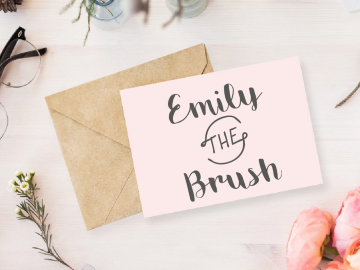 Emily The Brush Font